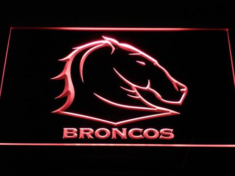 Brisbane Broncos 2 LED Neon Sign